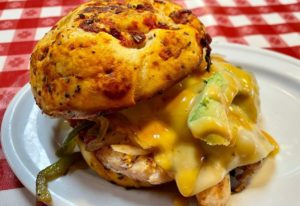 Honey Mustard Grilled Chicken on Focaccia