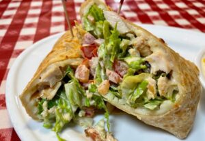 Avocado Bacon Chicken Wrap