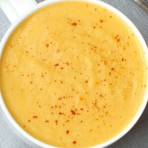 Beer and Cheddar Soup