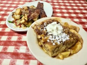 Apple Cider Donut Bread Pudding 