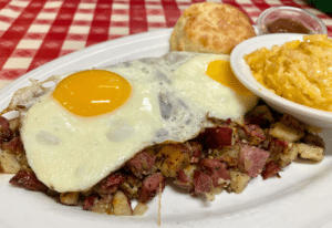 Corned Beef Hash & Eggs*
