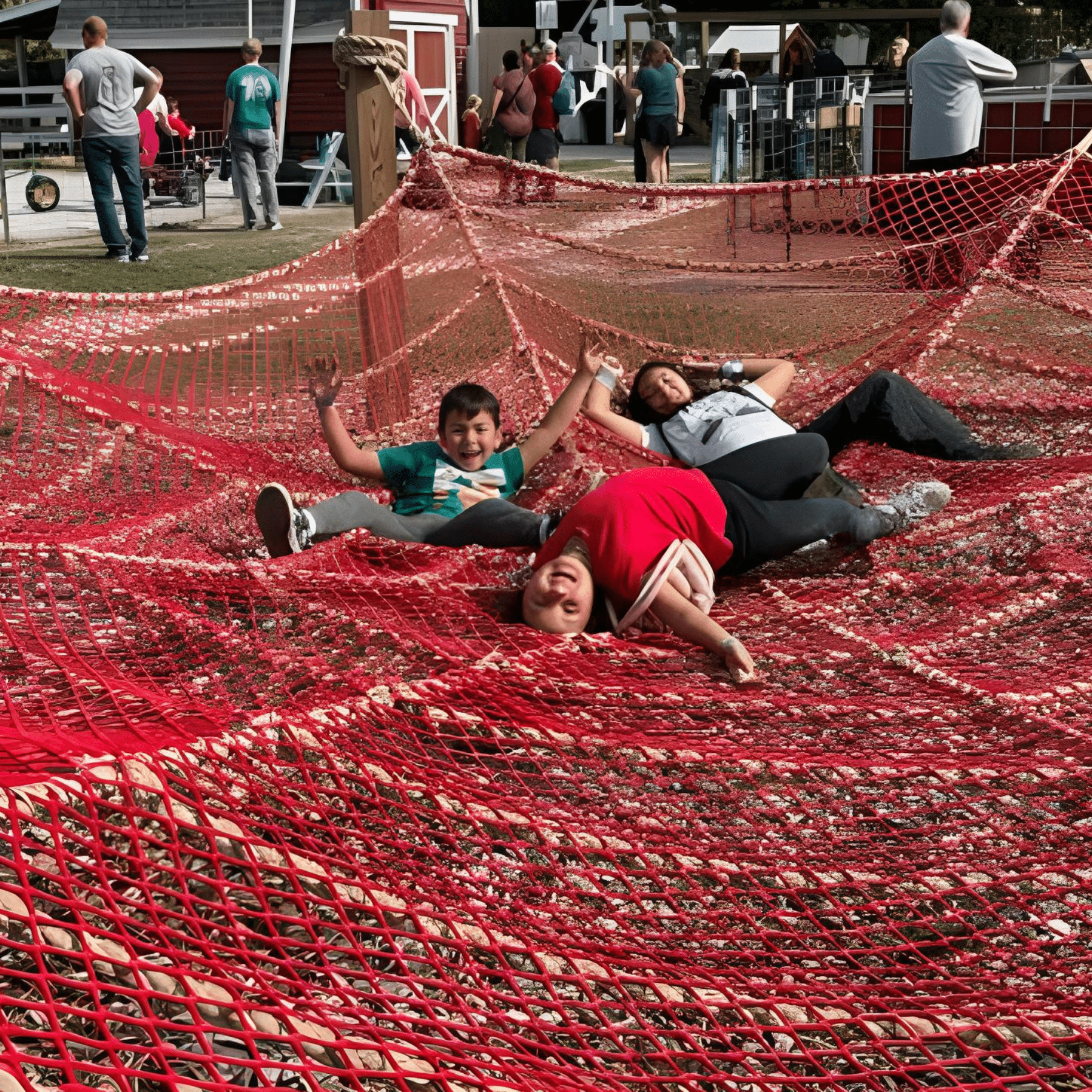 Giant Spider Web Family Fun Park